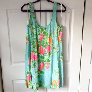 Lilly Pulitzer Carmel Dress Pink Lemonade SZ LG